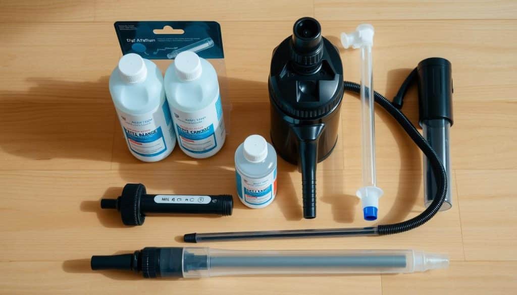 Aquarium Wasserwechsel Werkzeuge