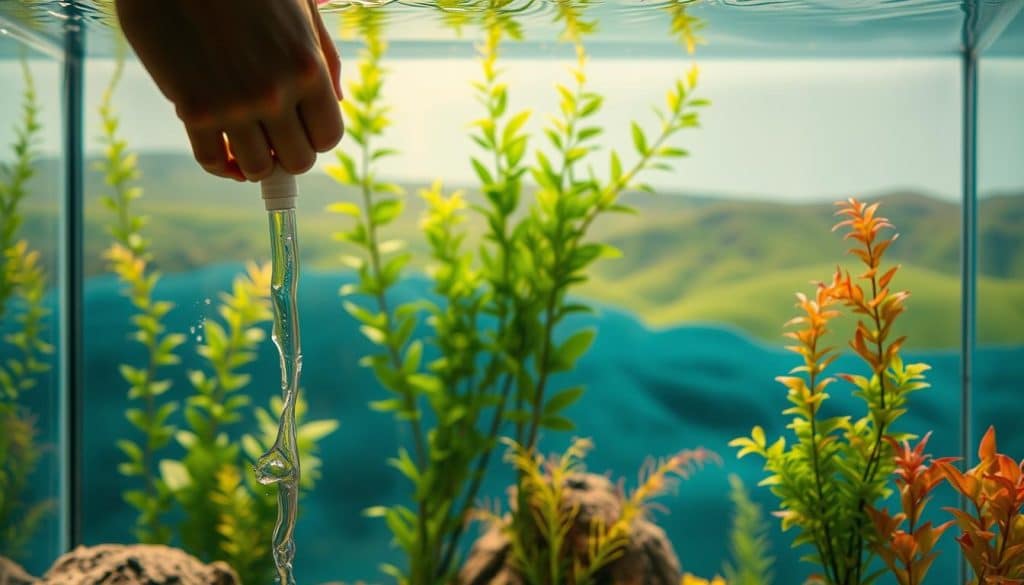 Wasserwechsel im Aquarium